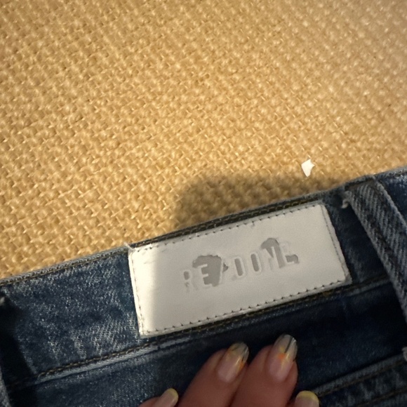 RE/DONE 90s high rise ankle crop jrams - Picture 4 of 6